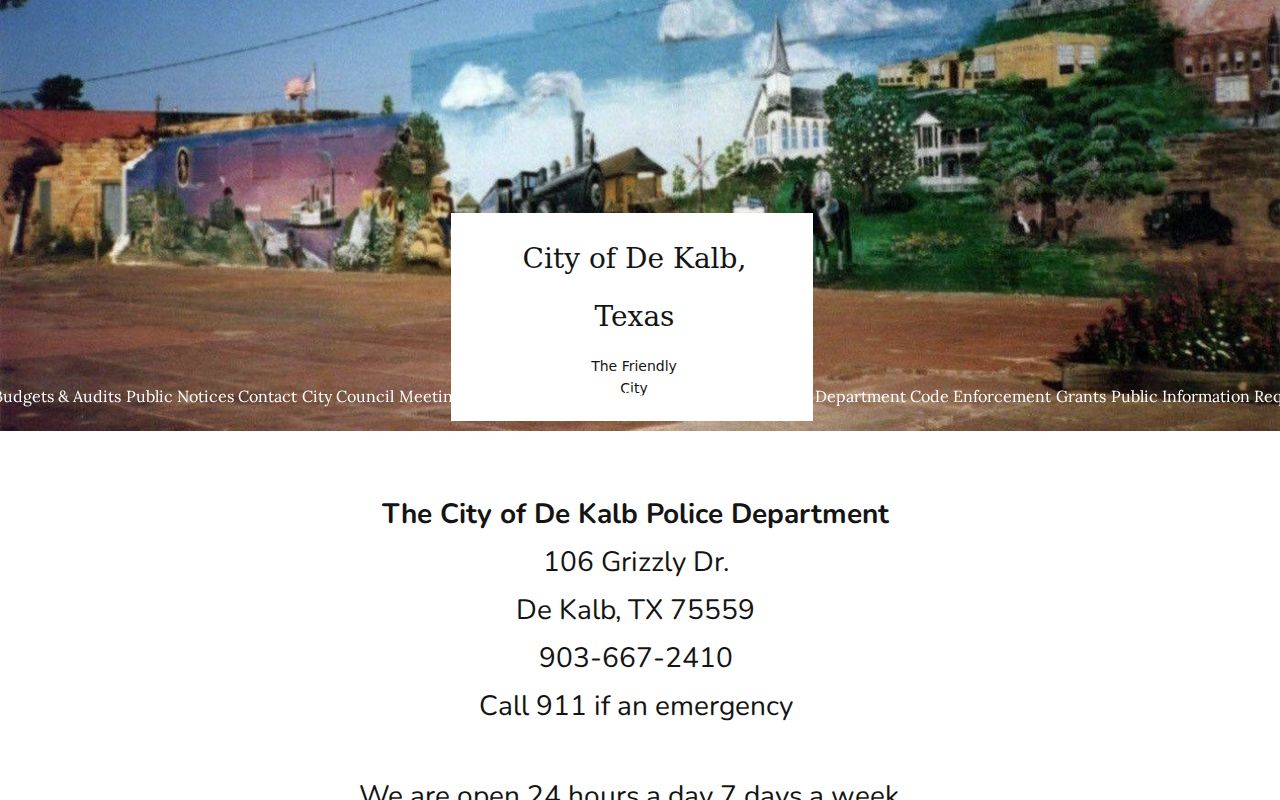 De Kalb warrant records: police contact and stated availability